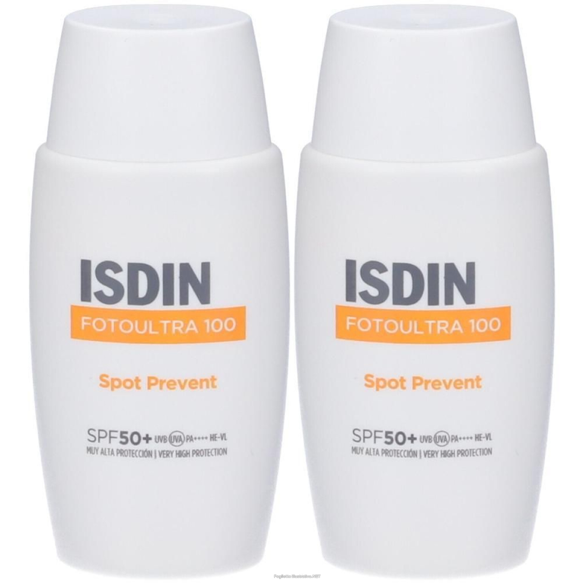 Cerca Offerte di isdin fotoultra 100 spot prevent spf50+ 2x50 ml e acquista online