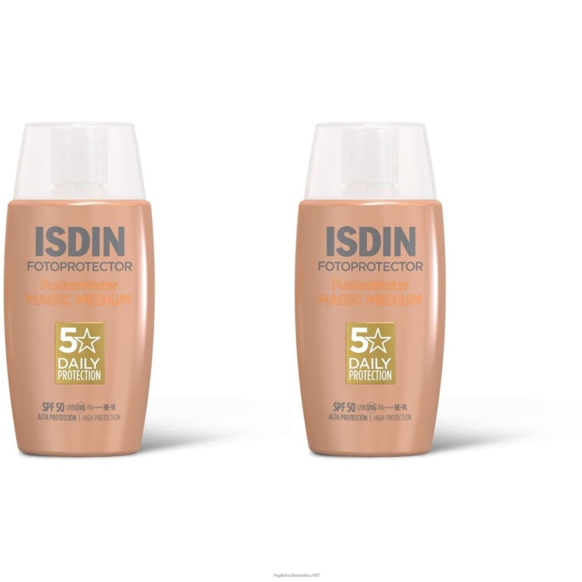 Cerca Offerte di isdin fusion water magic medium crema set da 2 2x50 ml solare e acquista online