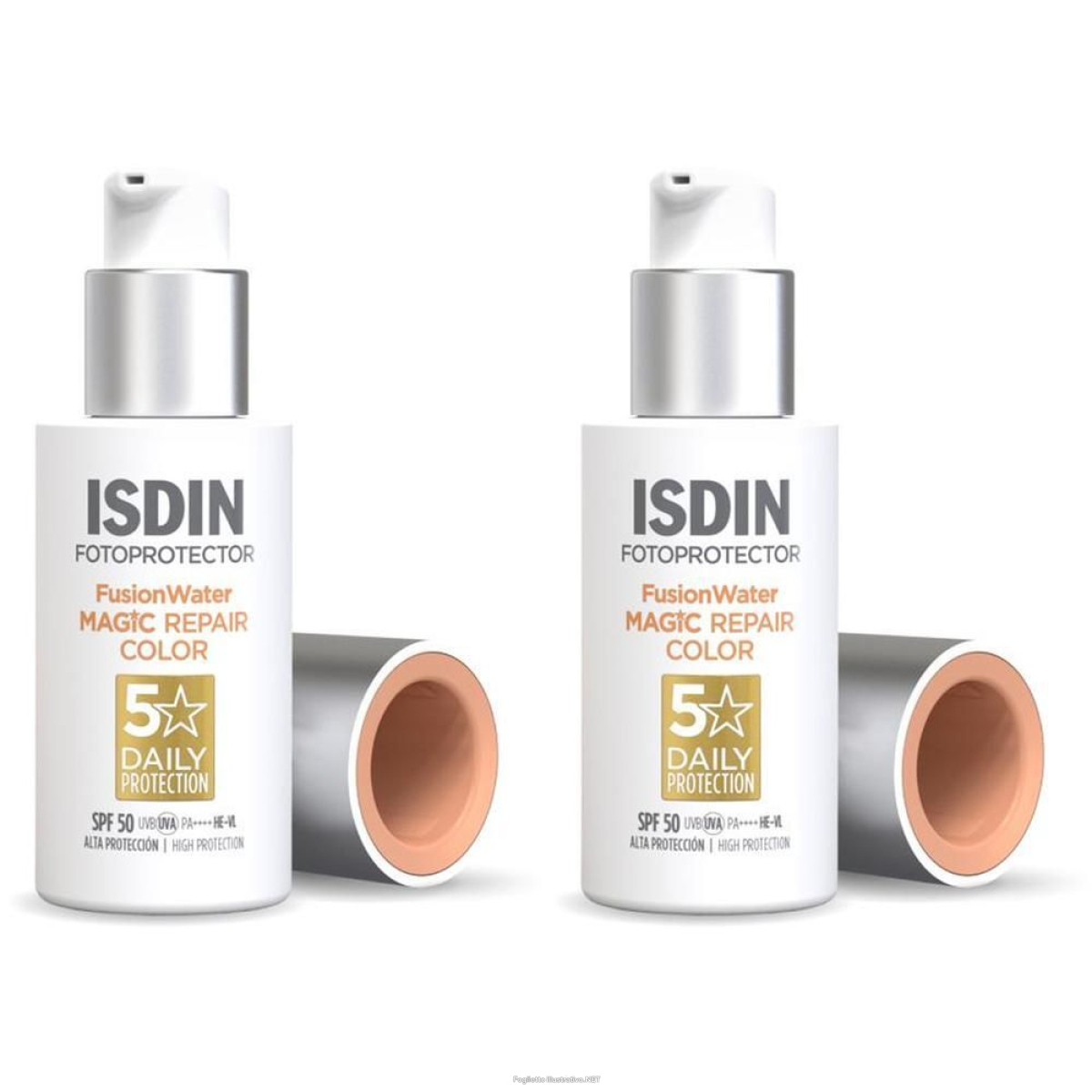 Cerca Offerte di isdin fusion water magic repair color spray spf 50 2x50 ml e acquista online