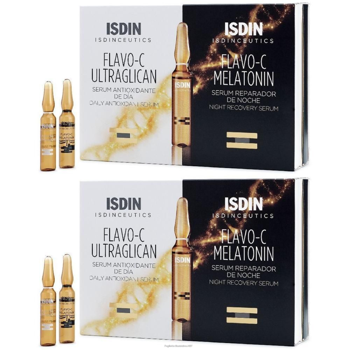 Cerca Offerte di isdin isdinceutics day & night flavo-c melatonin ultraglican antioss e acquista online