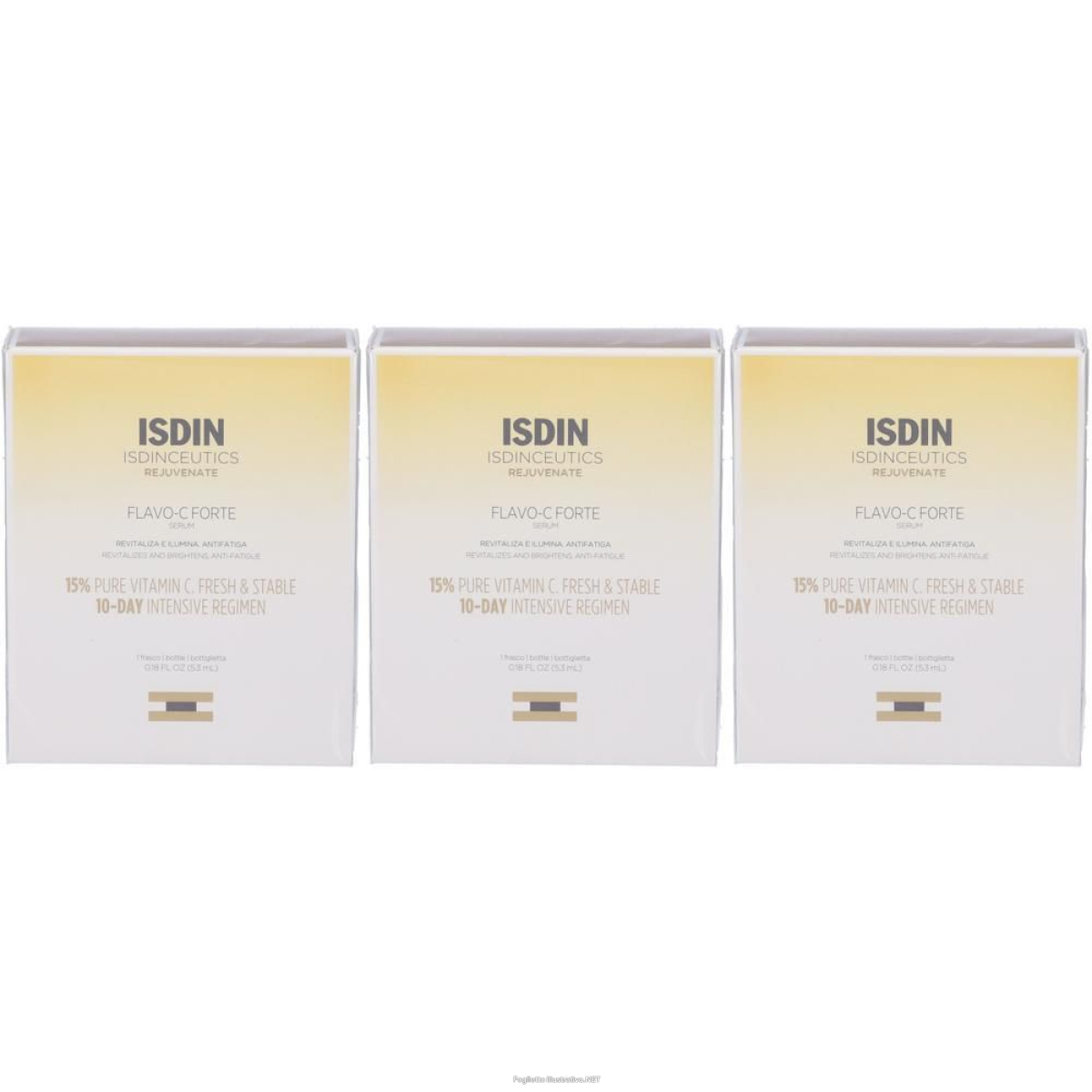 Cerca Offerte di isdin isdinceutics flavo-c forte siero viso con vitamina c 3x5,3 ml e acquista online