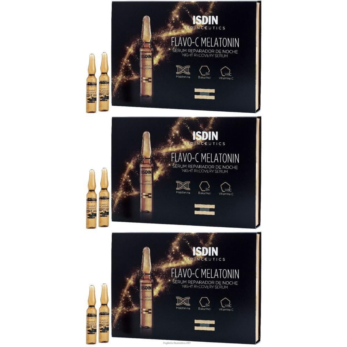 Cerca Offerte di isdin isdinceutics flavoc melatonina siero riparatore notte 3x30 pz fi e acquista online