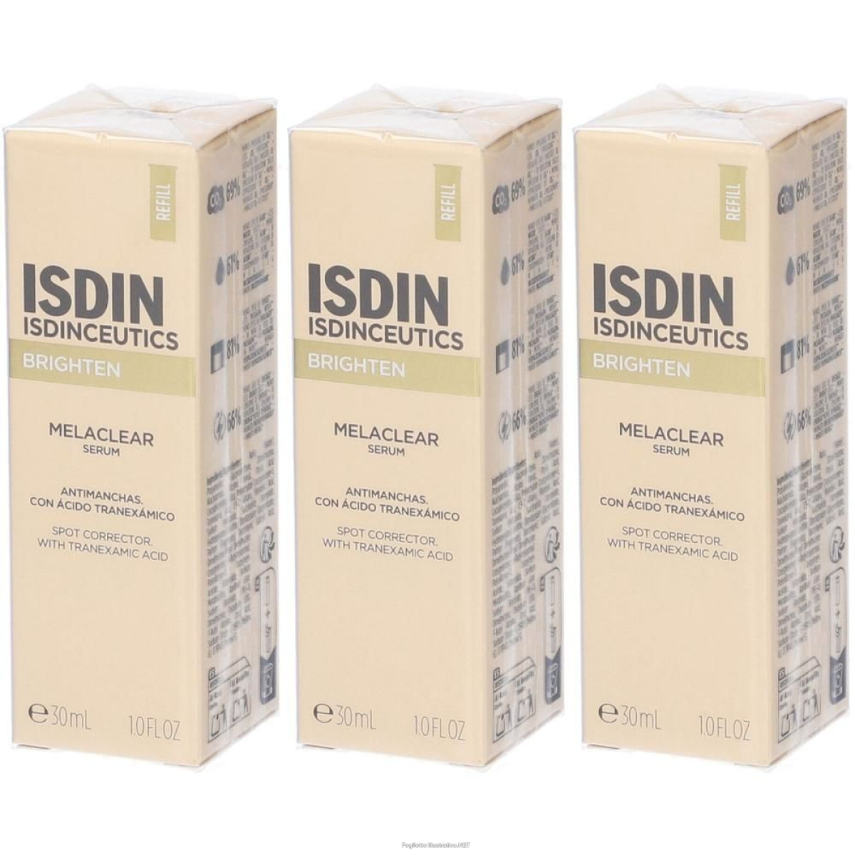 Cerca Offerte di isdin isdinceutics melaclear siero depigmentante 30ml refill 3x30 ml g e acquista online