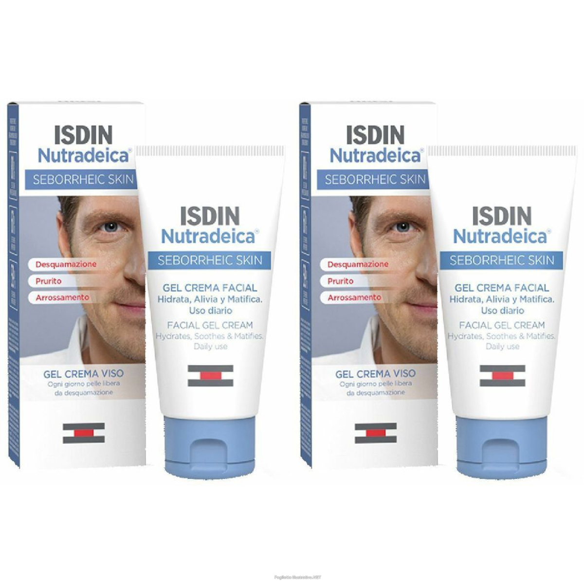 Cerca Offerte di isdin nutradeica gel crema viso set da 2 2x50 ml e acquista online