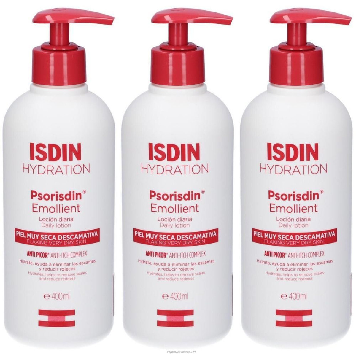 Cerca Offerte di isdin psorisdin lozione emolliente quotidiana pelle psoriasica 3x400 m e acquista online