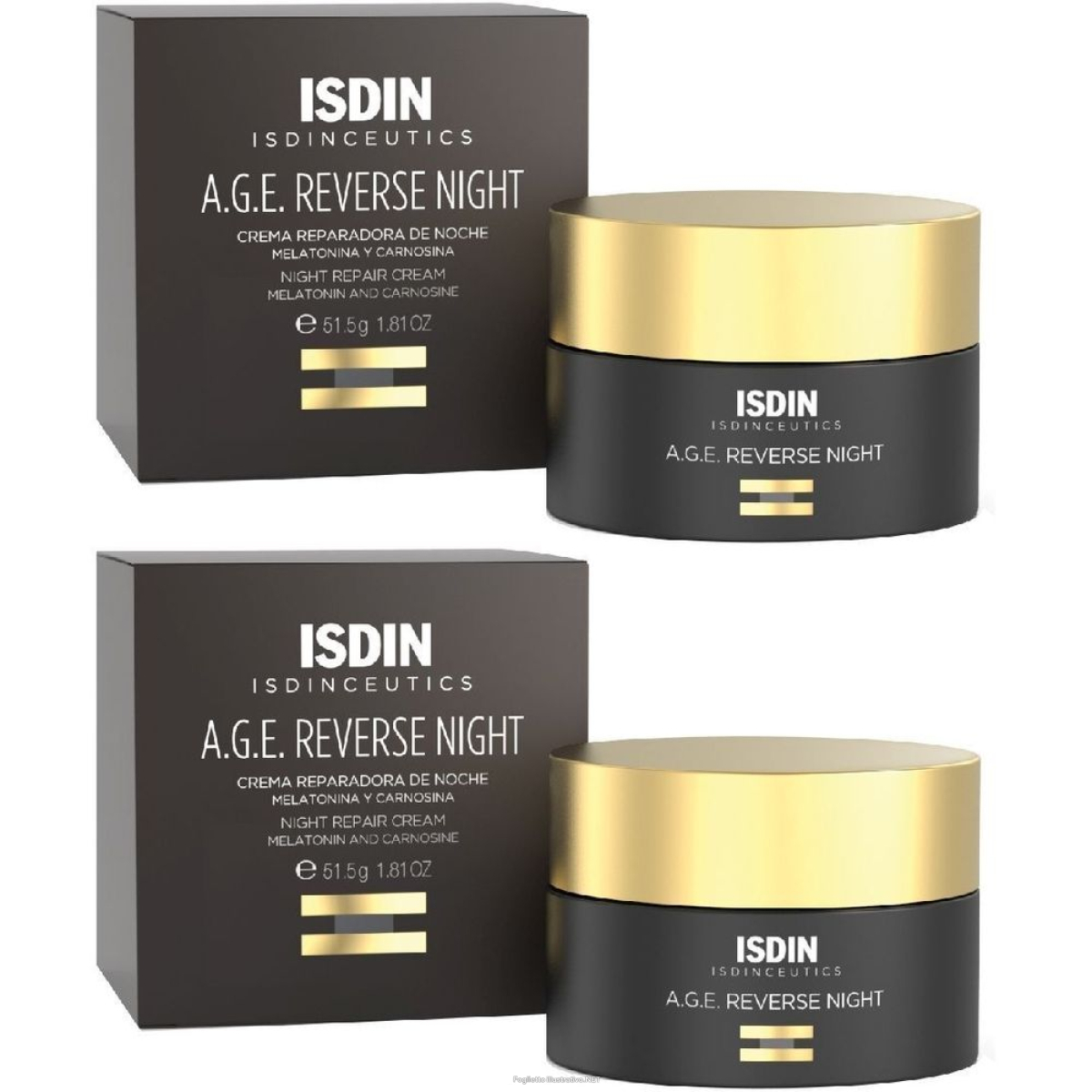 Cerca Offerte di isdinceutics age reverse night 50 ml set da 2 2x50 ml crema e acquista online
