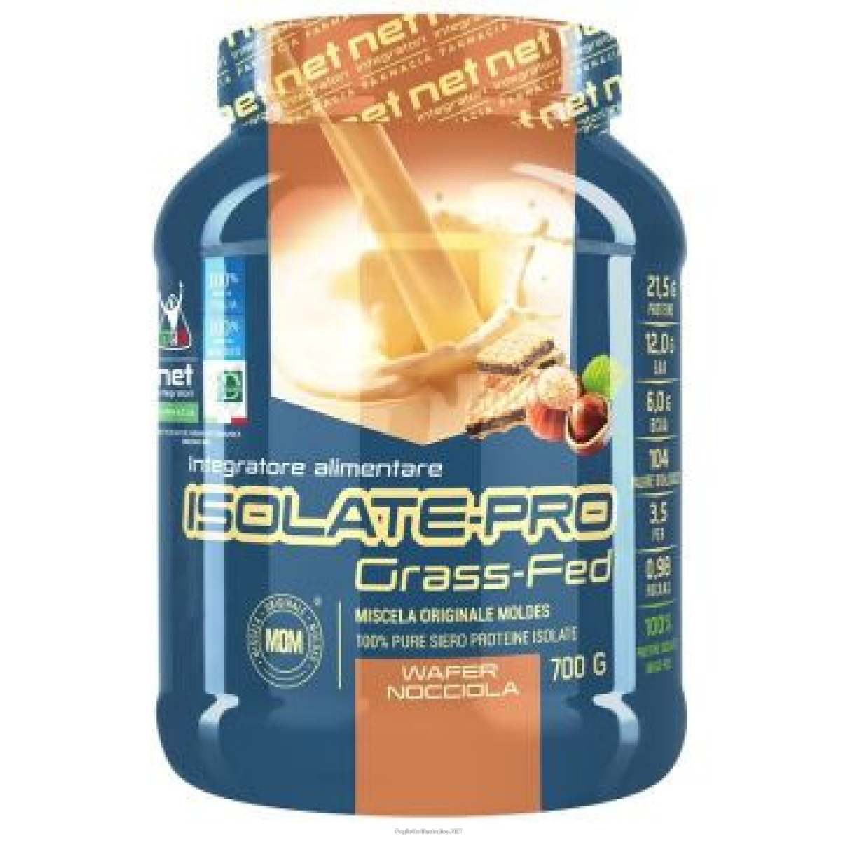 Cerca Offerte di isolate-pro grass-fed integratore di proteine isolate gusto wafer nocciola polvere orale 700 grammi e acquista online