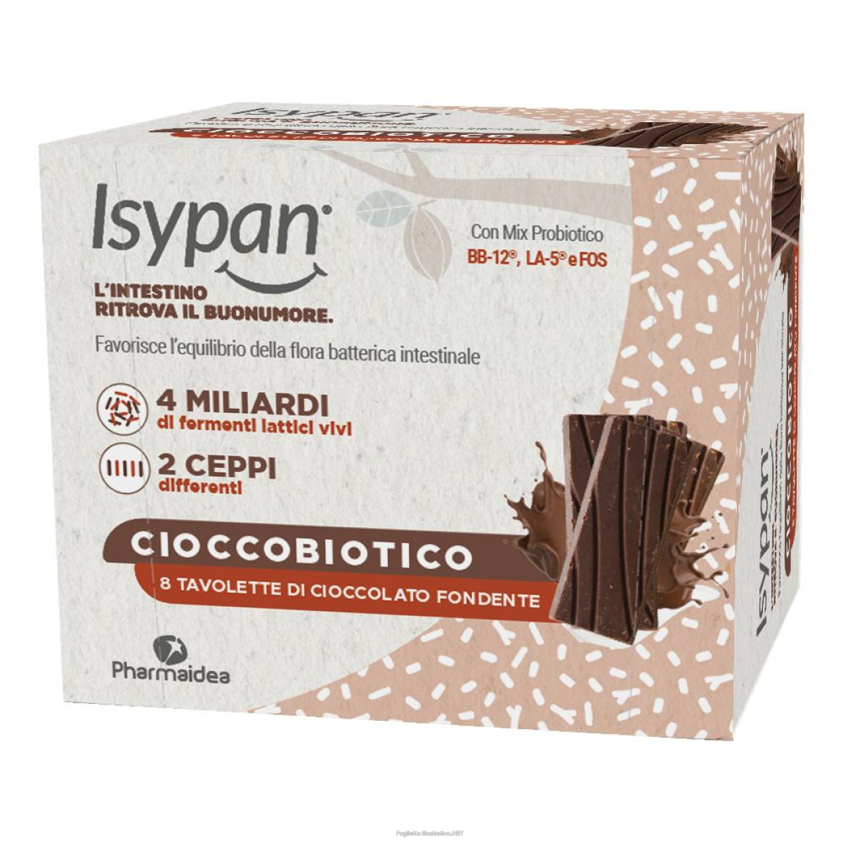 Cerca Offerte di isypan cioccobiotico con probiotici gusto cioccolato fondente 8 tavolette e acquista online