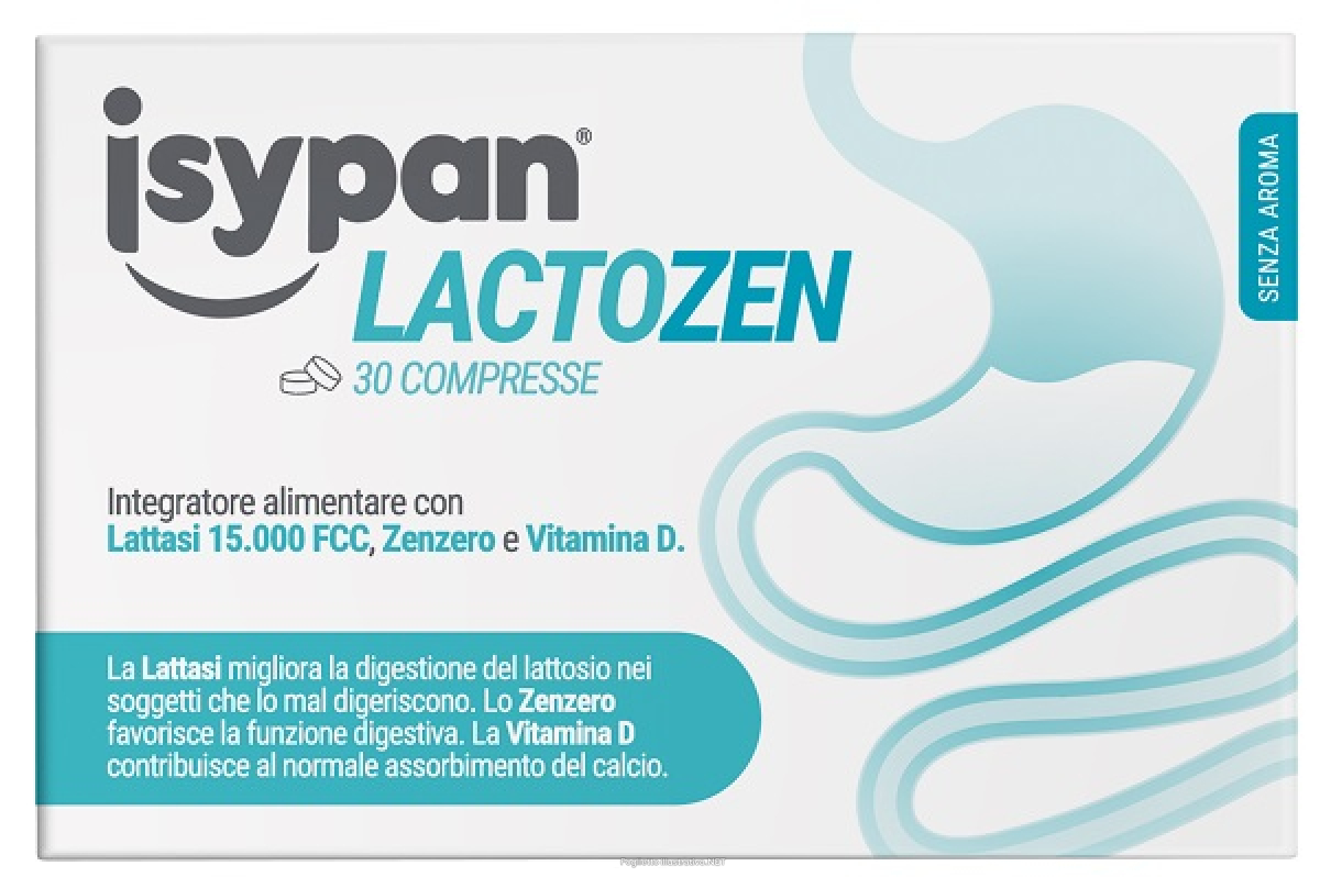 Cerca Offerte di isypan lactozen 30 compresse da 0,48 g senza aroma senza glutine senza lattosio e acquista online