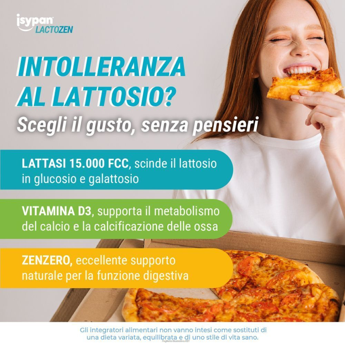 Cerca Offerte di isypan lactozen intolleranza lattosio 30 compresse 2x14,6 g e acquista online