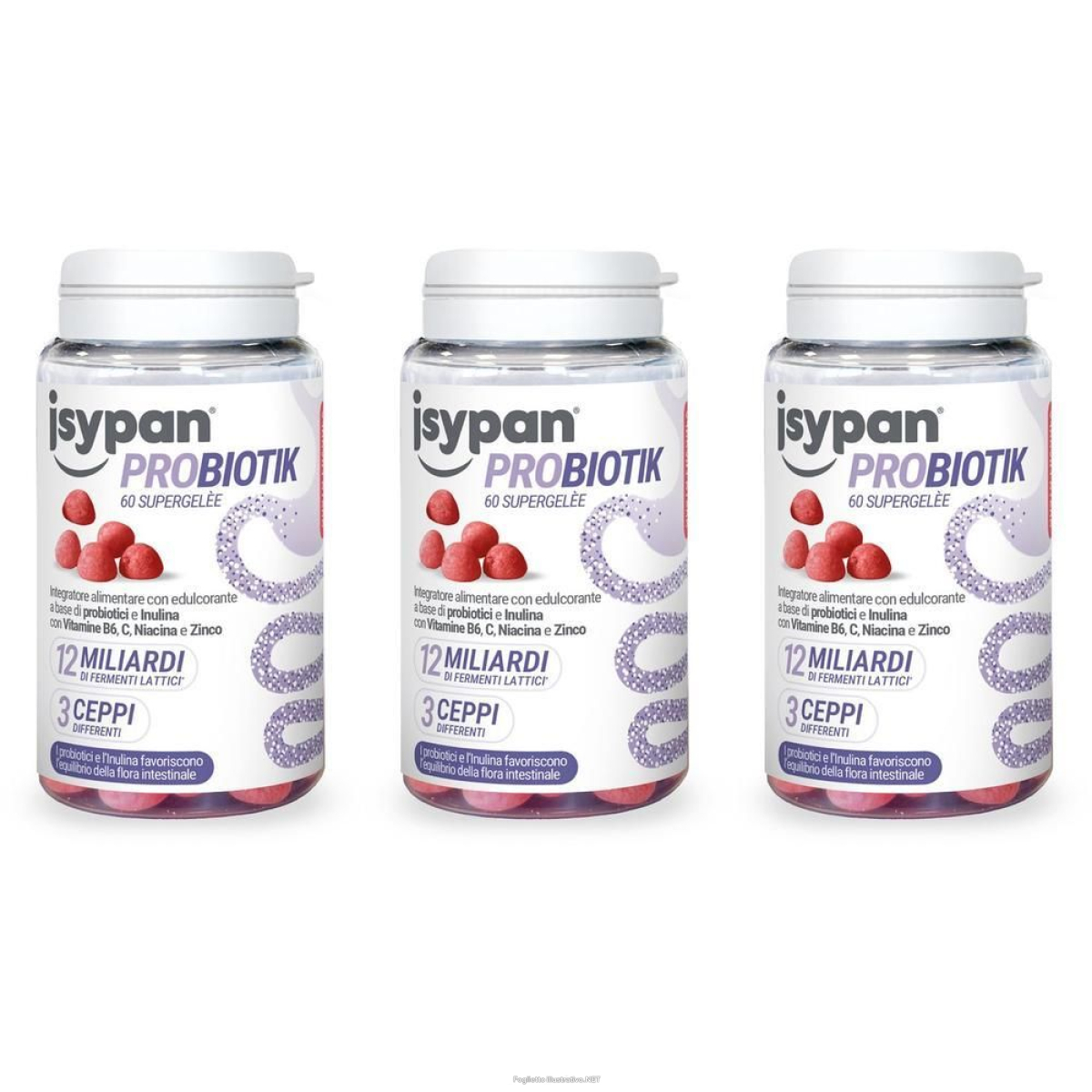 Cerca Offerte di isypan probiotik fermenti 60 supergelee 3x90 g caramelle e acquista online