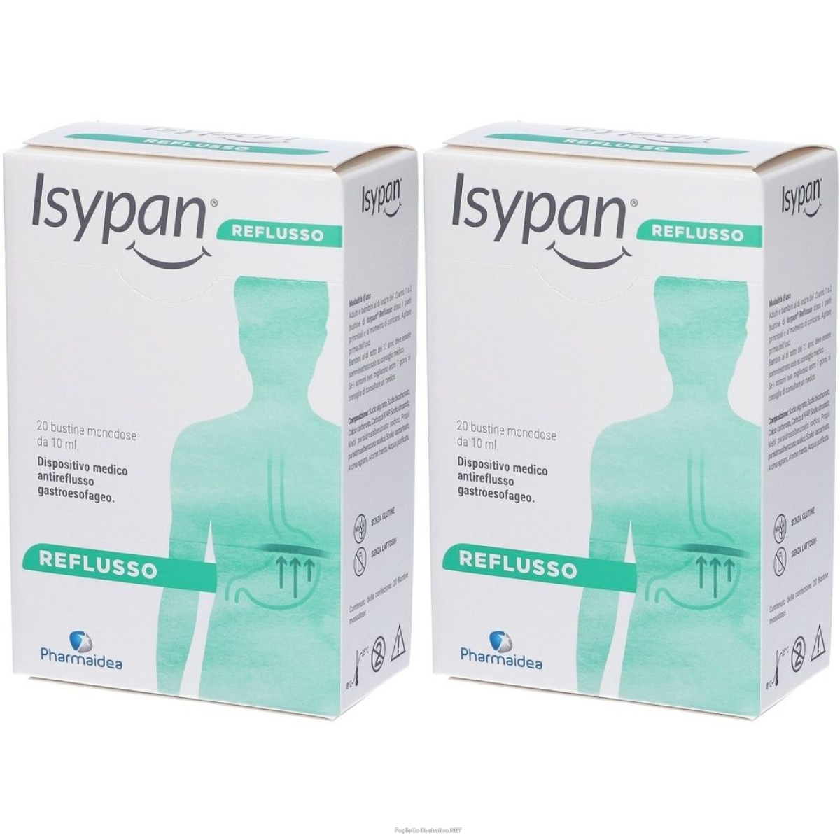 Cerca Offerte di isypan® reflusso bustine uso orale 2x20x10 ml sospensione e acquista online