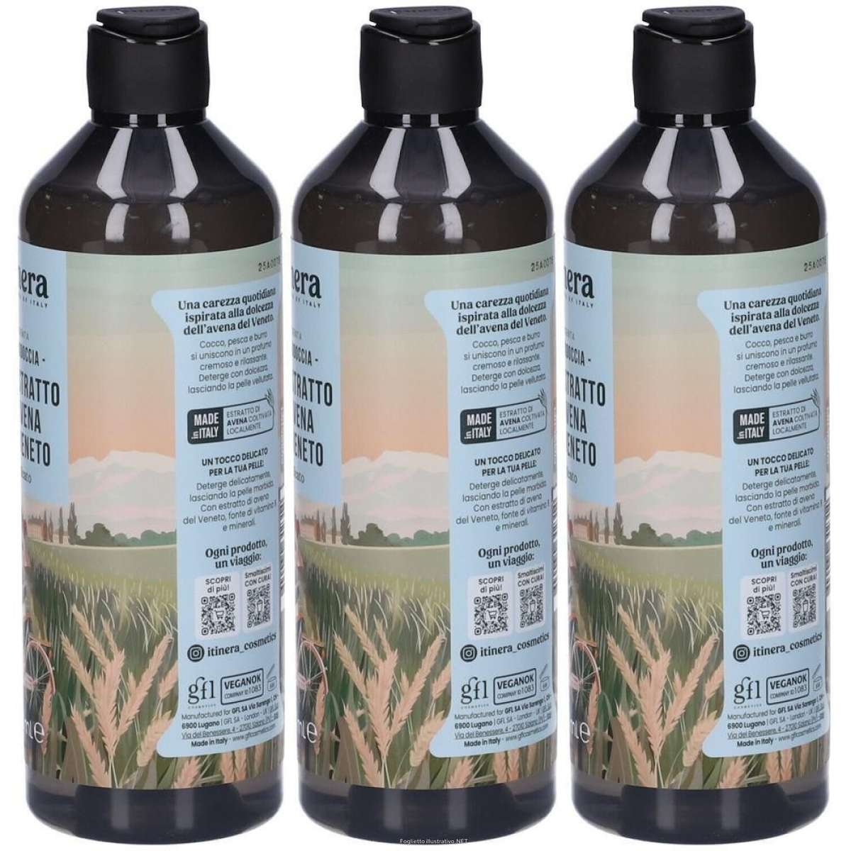 Cerca Offerte di itinera bagnodoccia con estratto di avena del veneto delicato 370 ml e acquista online