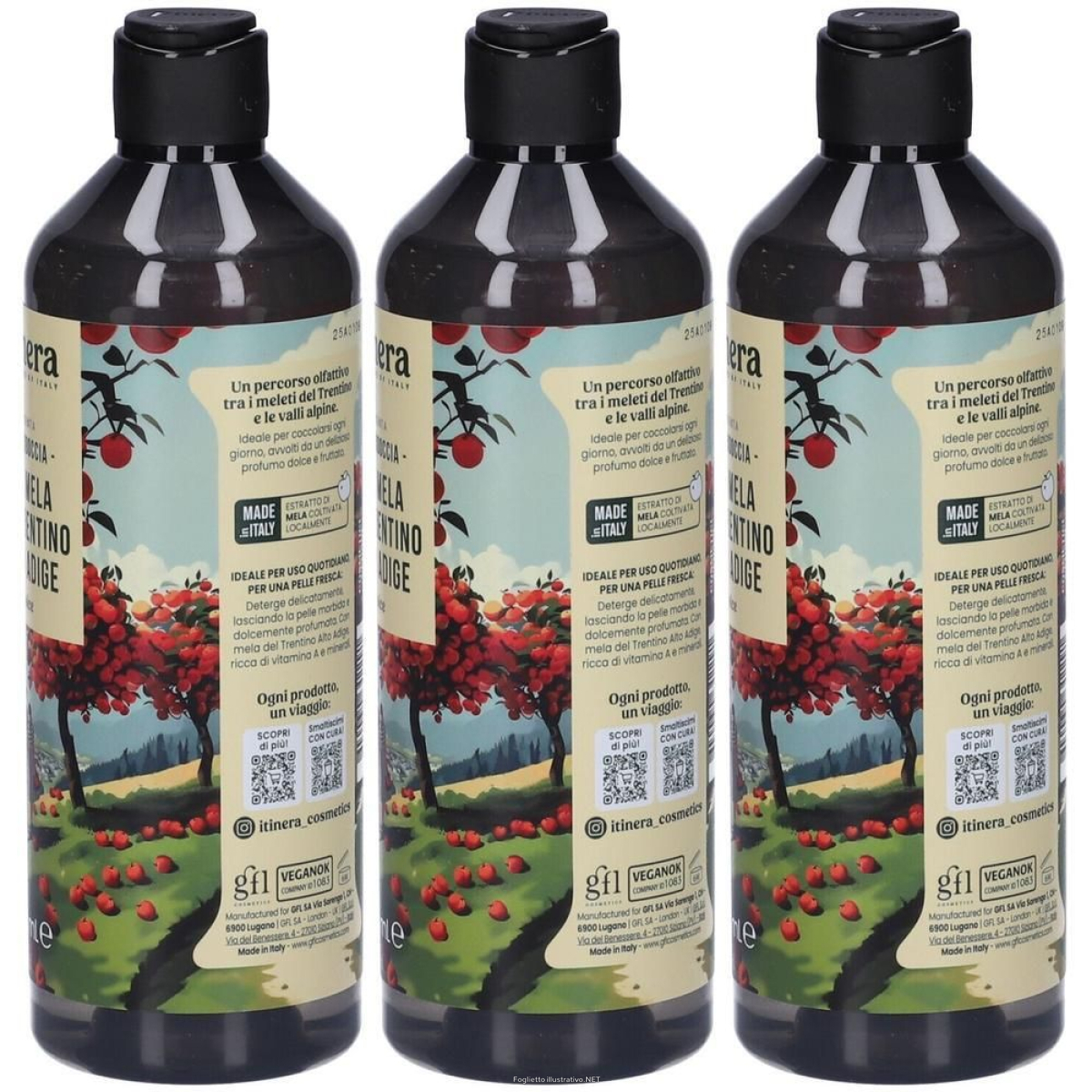 Cerca Offerte di itinera bagnodoccia con mela del trentino alto adige dolce 370ml 3x370 e acquista online