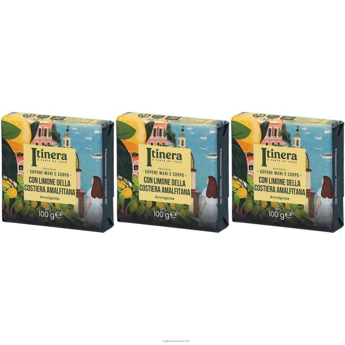 Cerca Offerte di itinera sapone mani e corpo con limone della costiera amalfitana avvol e acquista online