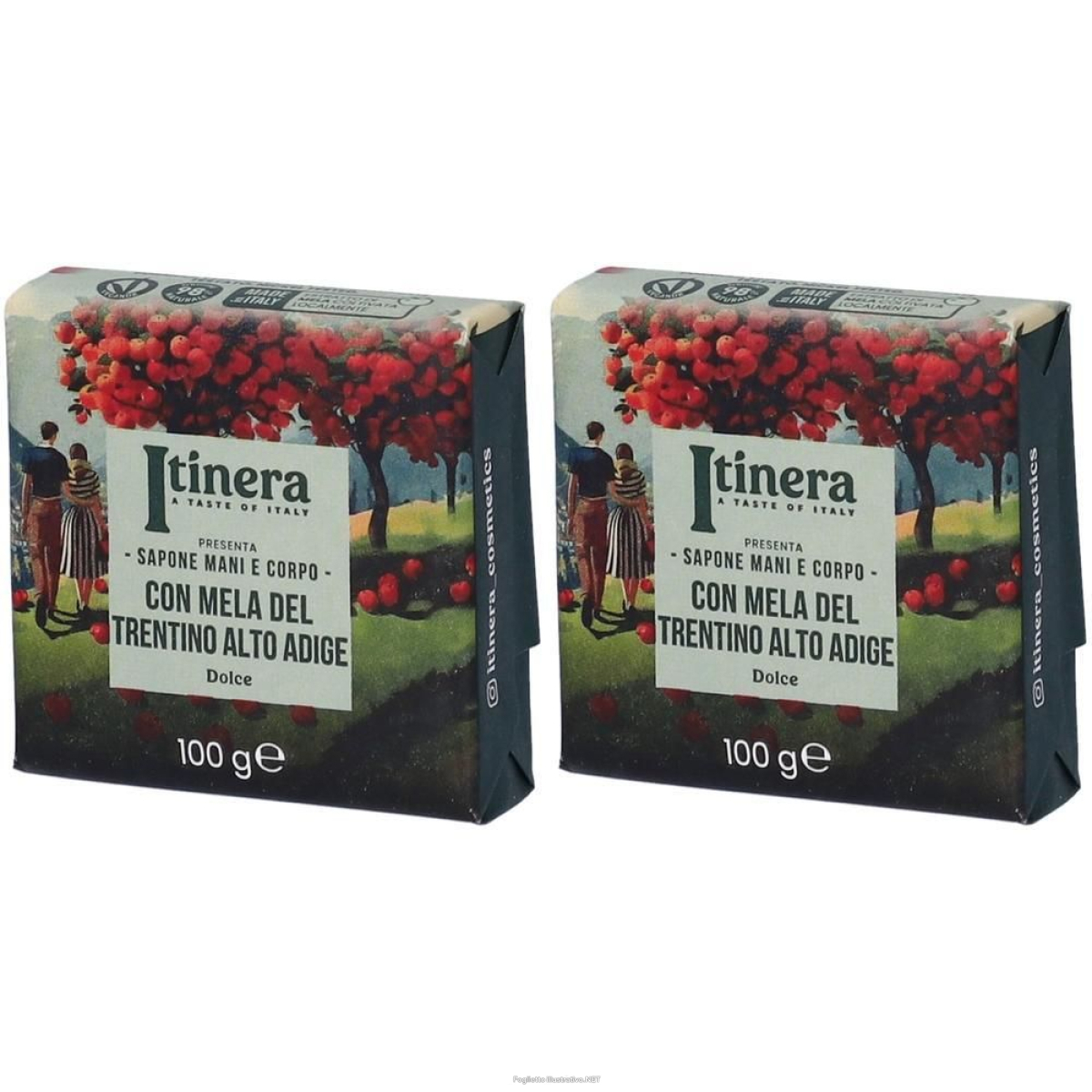 Cerca Offerte di itinera sapone mani e corpo con mela del trentino alto adige dolce 2x1 e acquista online