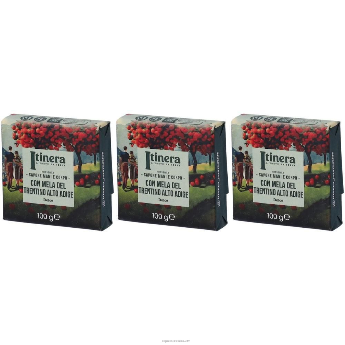 Cerca Offerte di itinera sapone mani e corpo con mela del trentino alto adige dolce 3x1 e acquista online