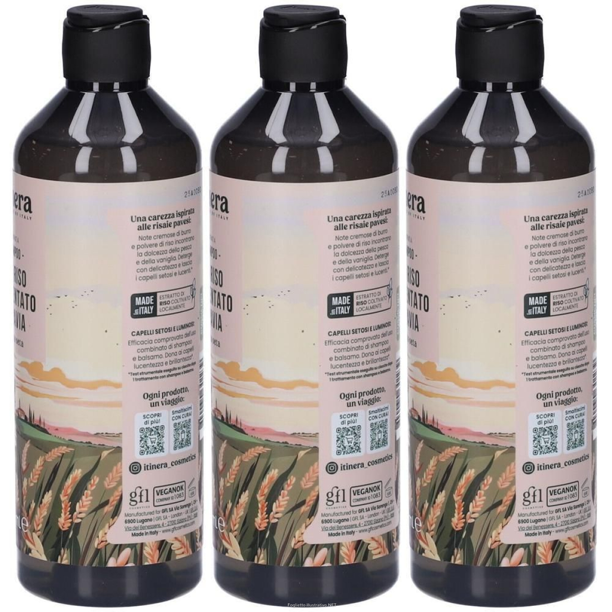 Cerca Offerte di itinera shampoo con riso fermentato di pavia effetto seta 3x370 ml e acquista online