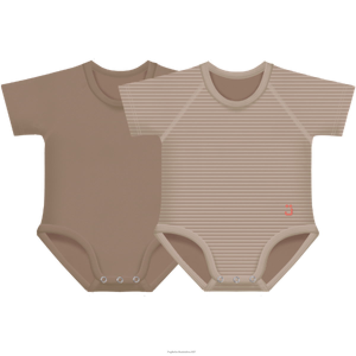 Cerca Offerte di j bimbi 0-36 body neonato cotone biologico mezze maniche bipack marrone + righe marrone e acquista online