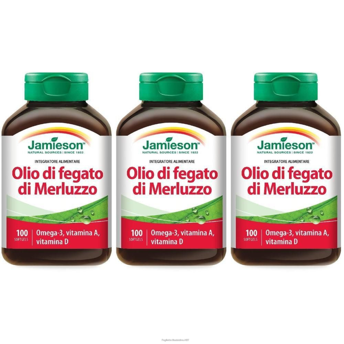 Cerca Offerte di jamieson olio fegato merluzzo 3x100 pz perle e acquista online