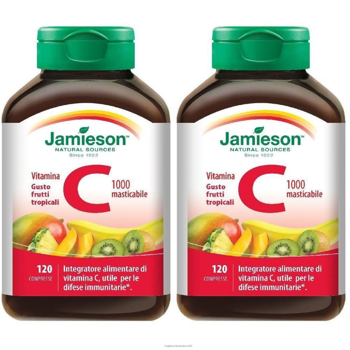 Cerca Offerte di jamieson vitamina c gusto frutti tropicali 2x120 pz compresse masticab e acquista online