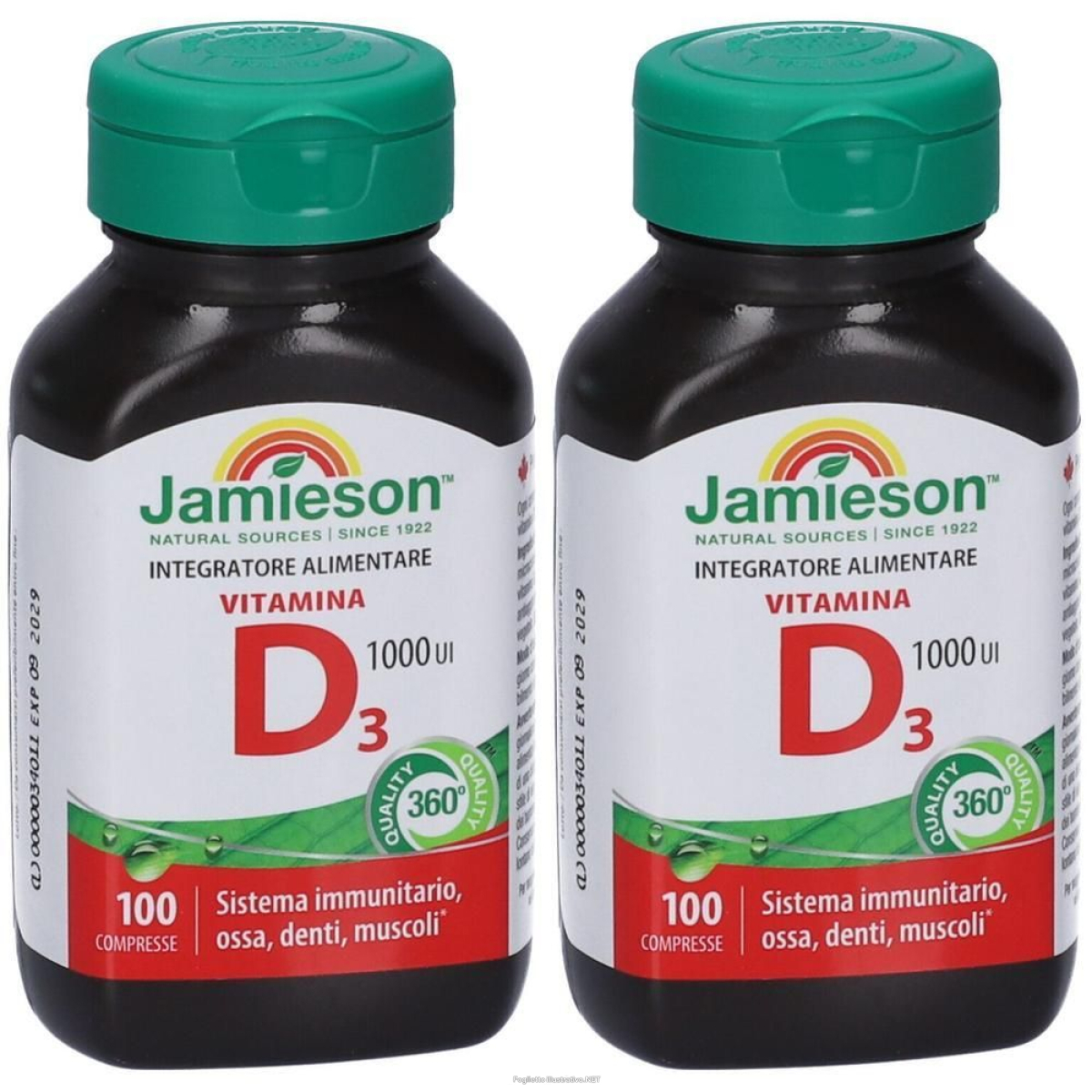 Cerca Offerte di jamieson vitamina d3 1000 ui 2x100 pz compresse e acquista online