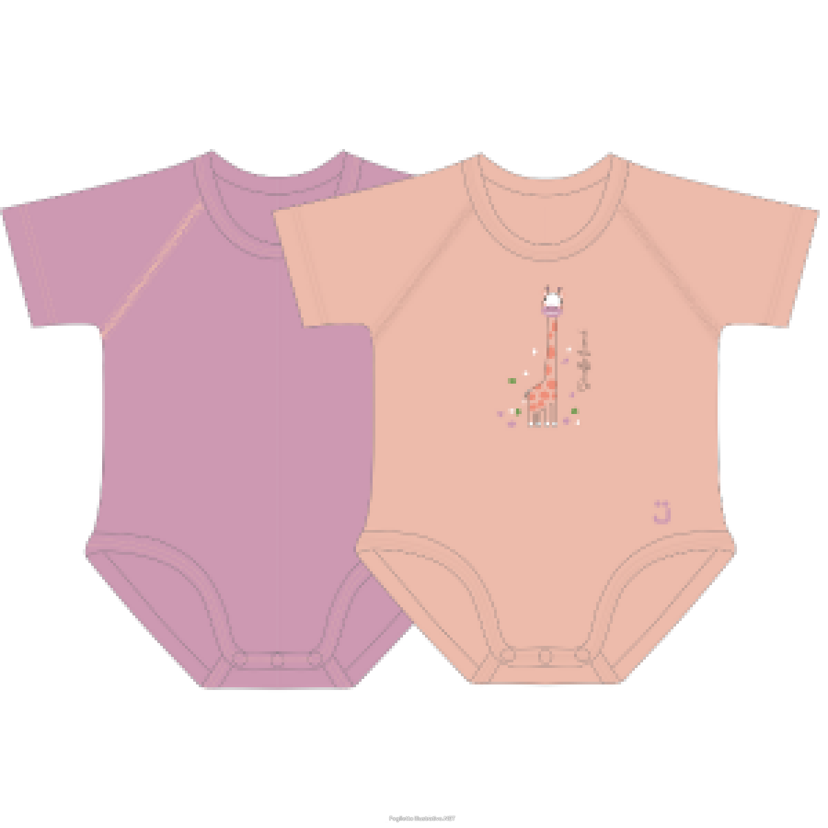 Cerca Offerte di jb 0-36 body neonato cotone biologico mezze maniche bipack lavanda + giraffa e acquista online