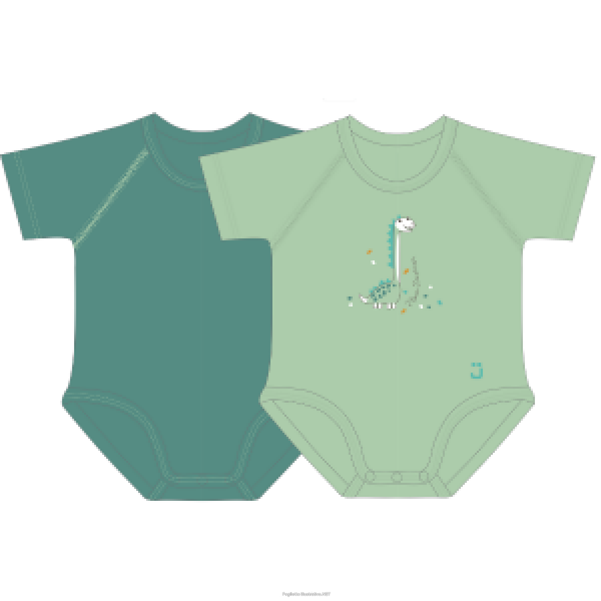 Cerca Offerte di jb 0-36 body neonato cotone biologico mezze maniche bipack pino + brontosauro e acquista online