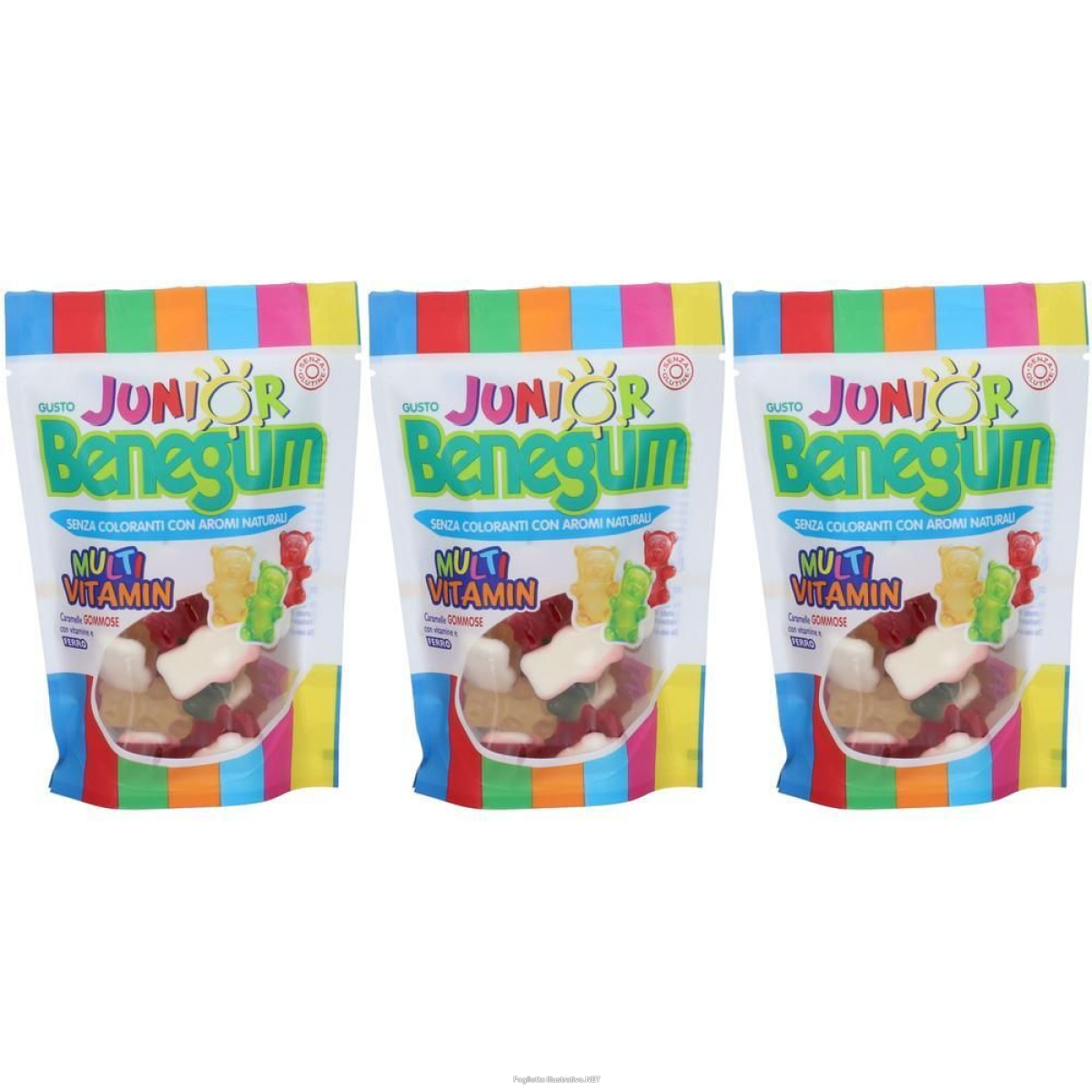 Cerca Offerte di junior benegum multi vitamin caramelle gommose 3x90 g e acquista online