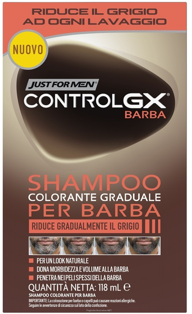 Cerca Offerte di just for men control gx barba shampoo colorante graduale 118 ml e acquista online