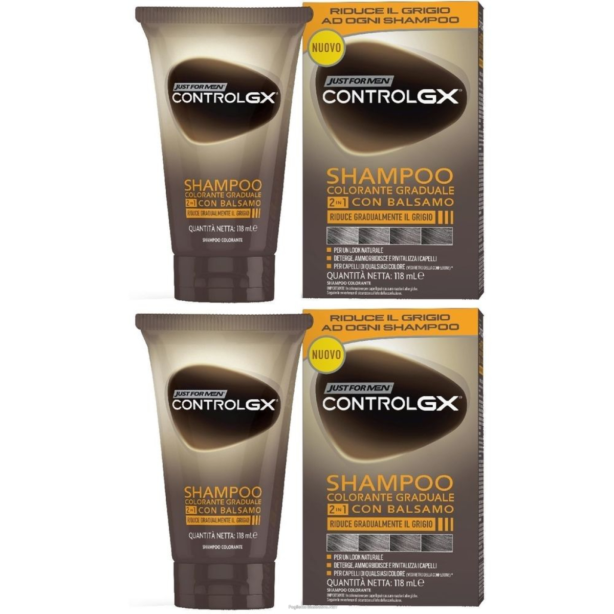 Cerca Offerte di just for men controlgx shampoo colorante graduale 2 in 1 con balsamo s e acquista online