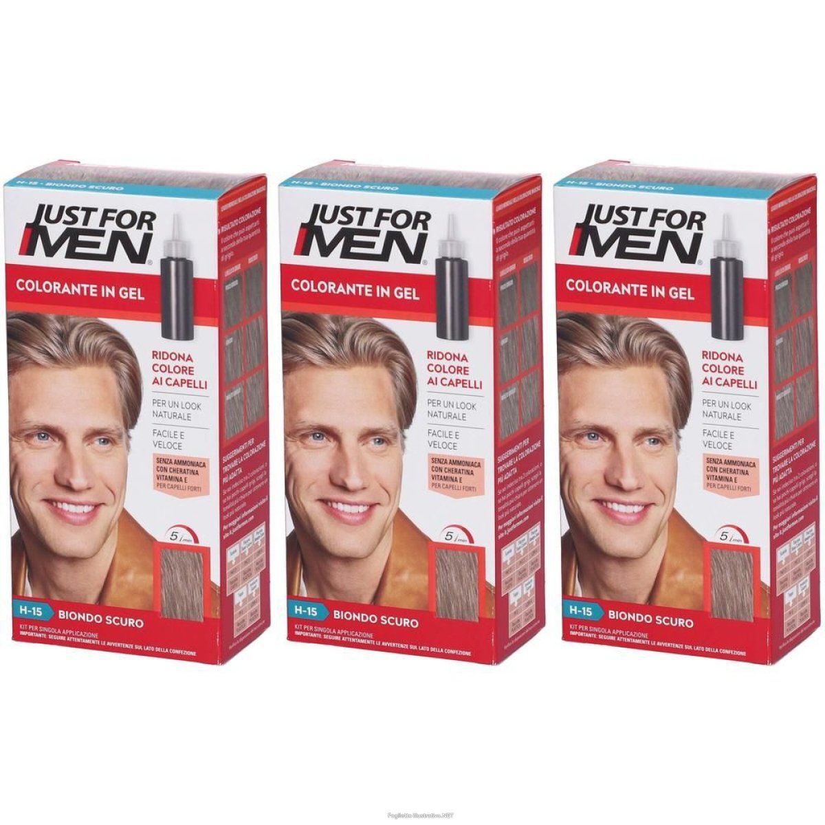 Cerca Offerte di just for men shampoo colorante tonalità h15 biondo scuro 98 g e acquista online