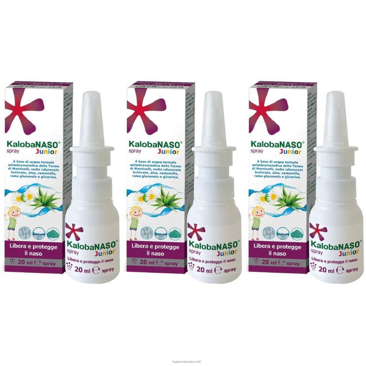 Cerca Offerte di kalobanaso spray junior 20 ml 3x20 ml nasale e acquista online