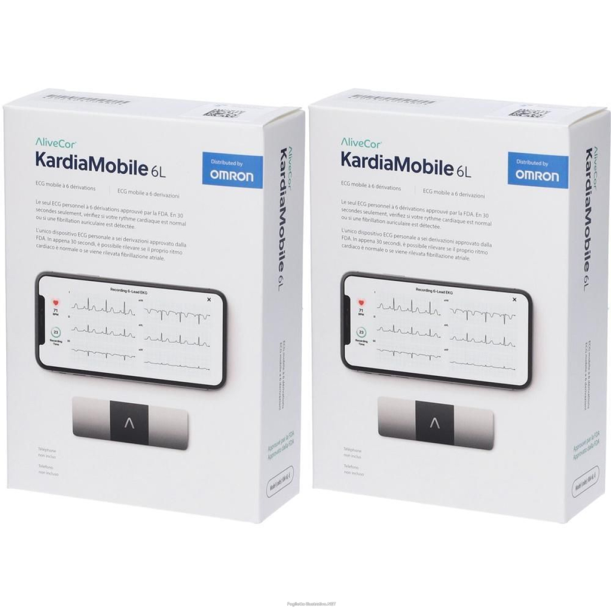 Cerca Offerte di kardiamobile 6l elettrocardiogramma tascabile 2x1 st e acquista online
