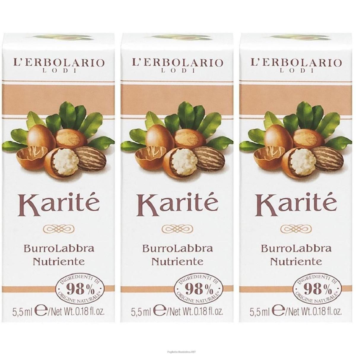 Cerca Offerte di karite burro labbra nutr 5,5ml 3x5,5 ml protezione per le labbra e acquista online