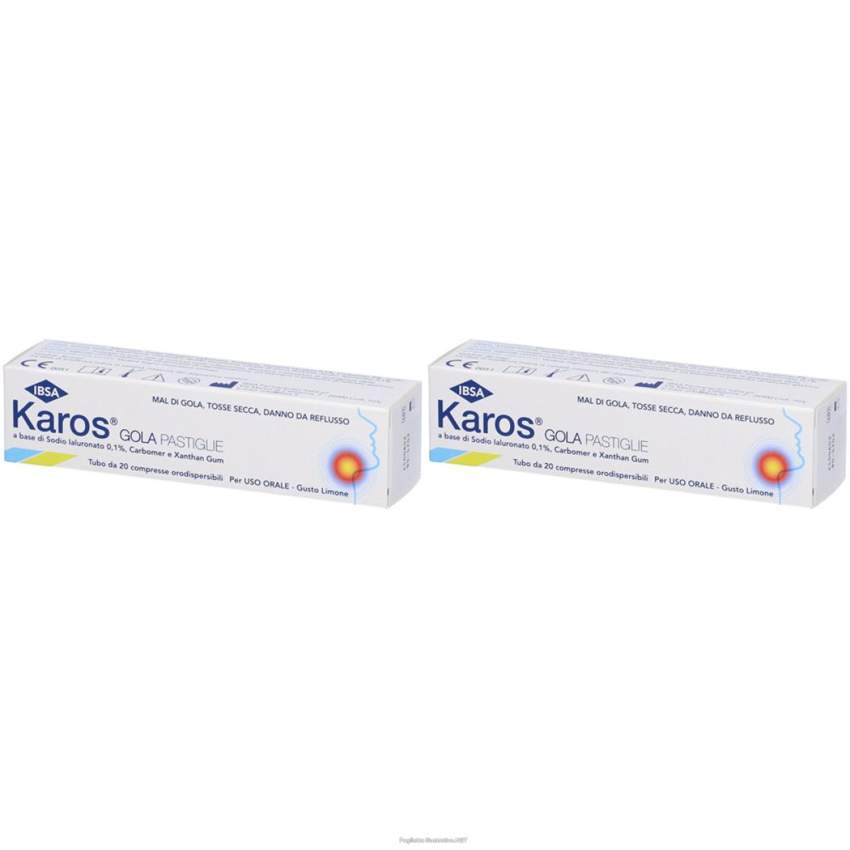 Cerca Offerte di karos® gola pastiglie set da 2 2x20 pz pasta e acquista online
