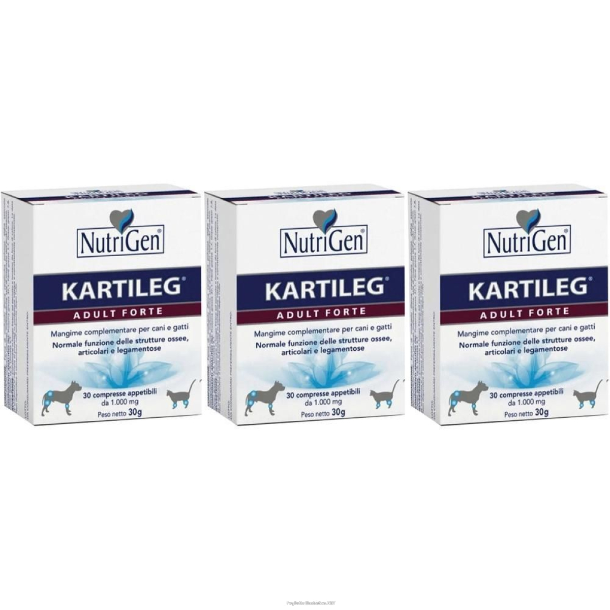 Cerca Offerte di kartileg adult forte 30 compresse appetibili nutrigen 3x30 g e acquista online
