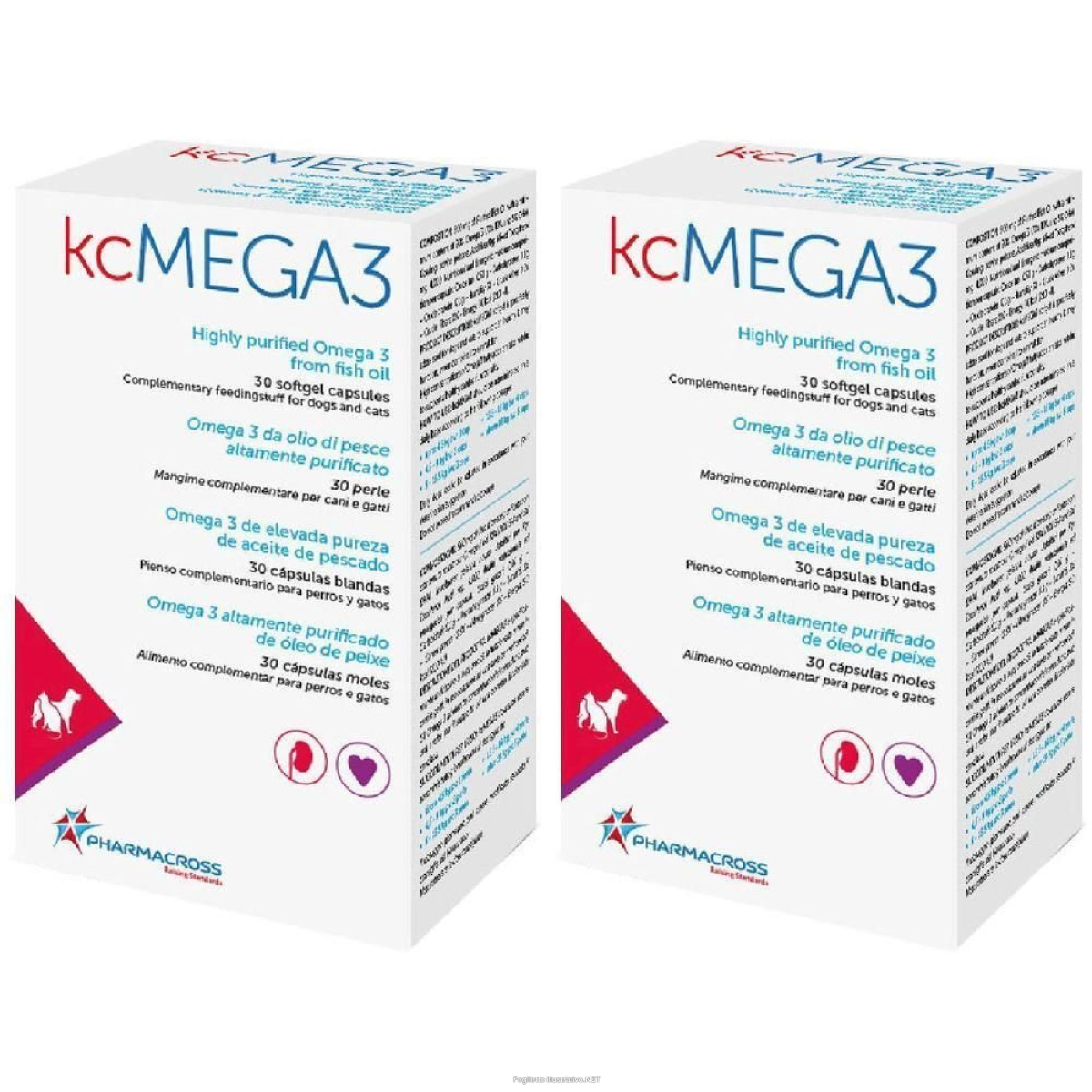 Cerca Offerte di kcmega3 omega3 da olio di pesce 30 perle 2x21 g e acquista online