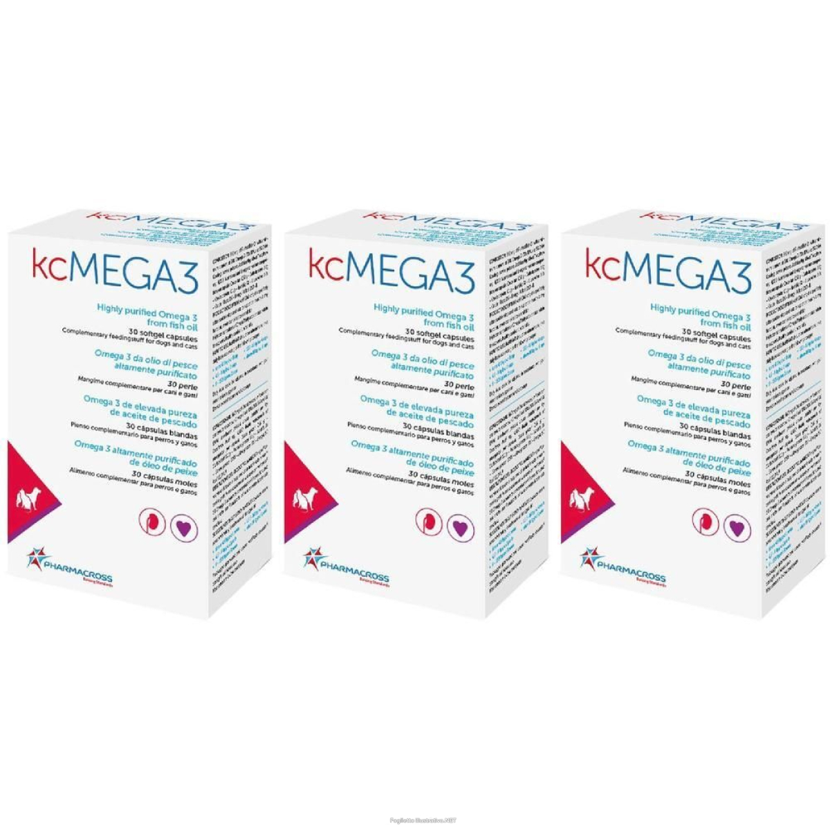 Cerca Offerte di kcmega3 omega3 da olio di pesce 30 perle 3x21 g e acquista online