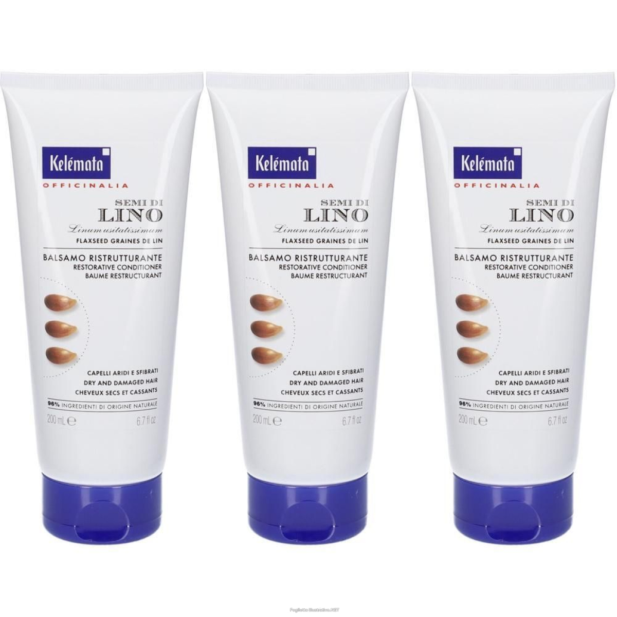 Cerca Offerte di kelémata balsamo ristrutturante ai semi di lino 3x200 ml e acquista online