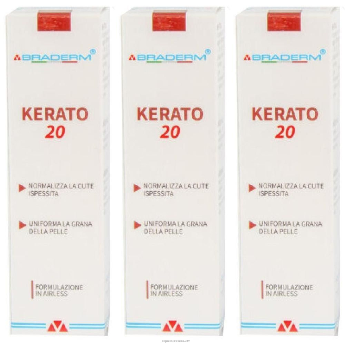 Cerca Offerte di kerato 20 braderm 3x100 ml soluzione e acquista online