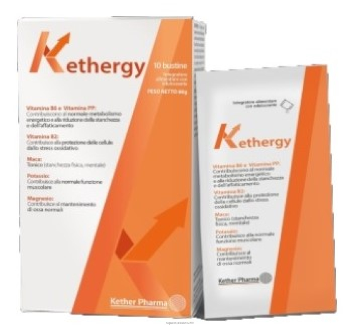 Cerca Offerte di kethergy integratore alimentare ricostituente 12 bustine e acquista online