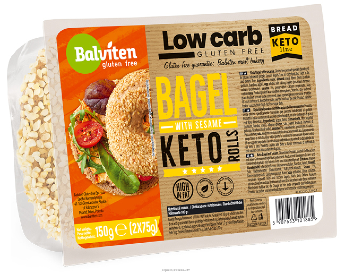 Cerca Offerte di keto bagel con sesamo 2pz 75g e acquista online