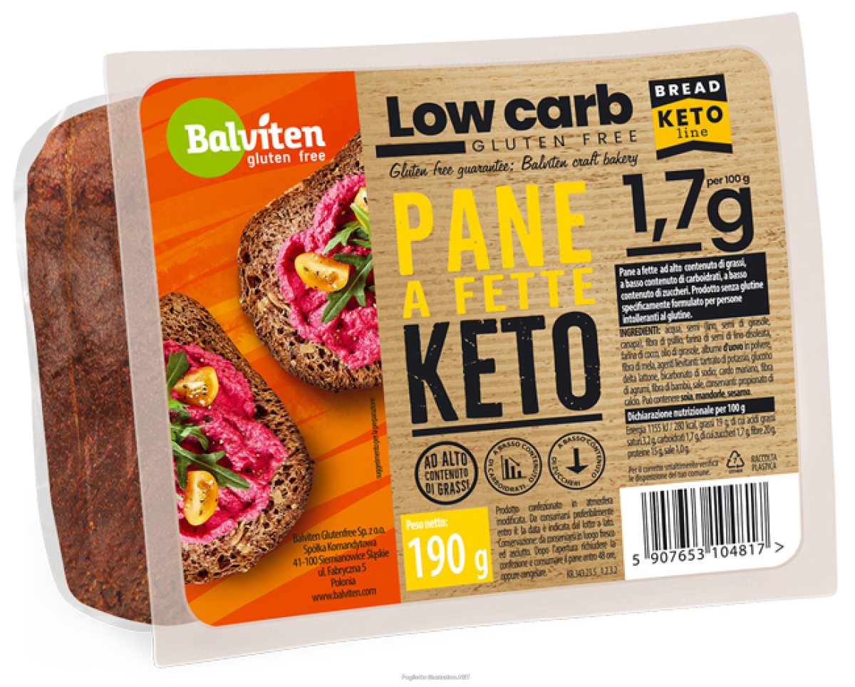 Cerca Offerte di keto pane a fette 190g e acquista online