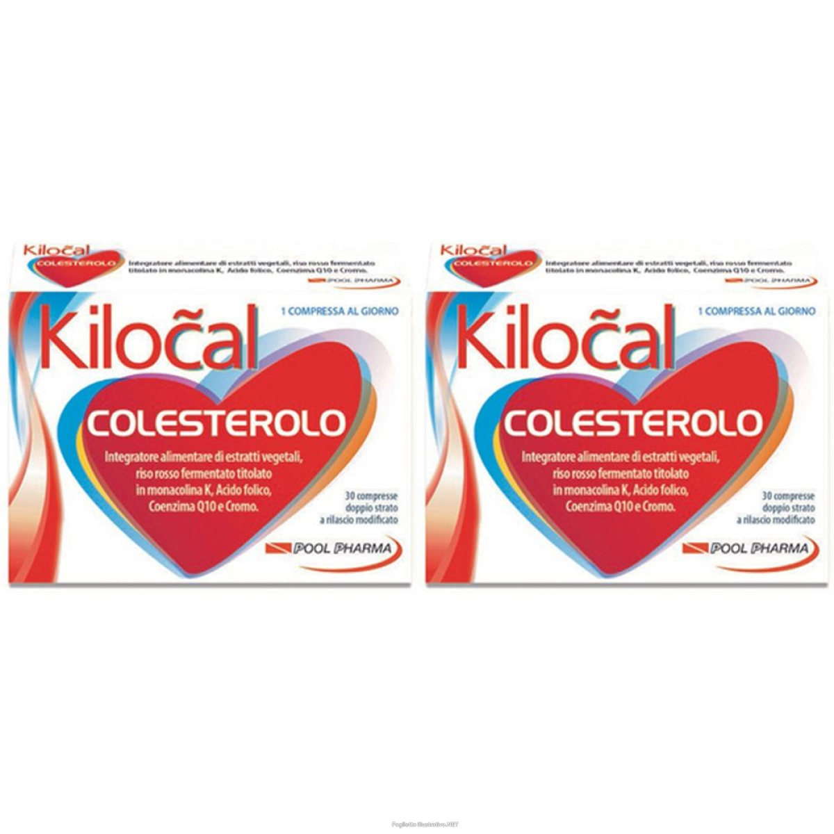 Cerca Offerte di kilocal colesterolo set da 2 2x30 pz compresse e acquista online