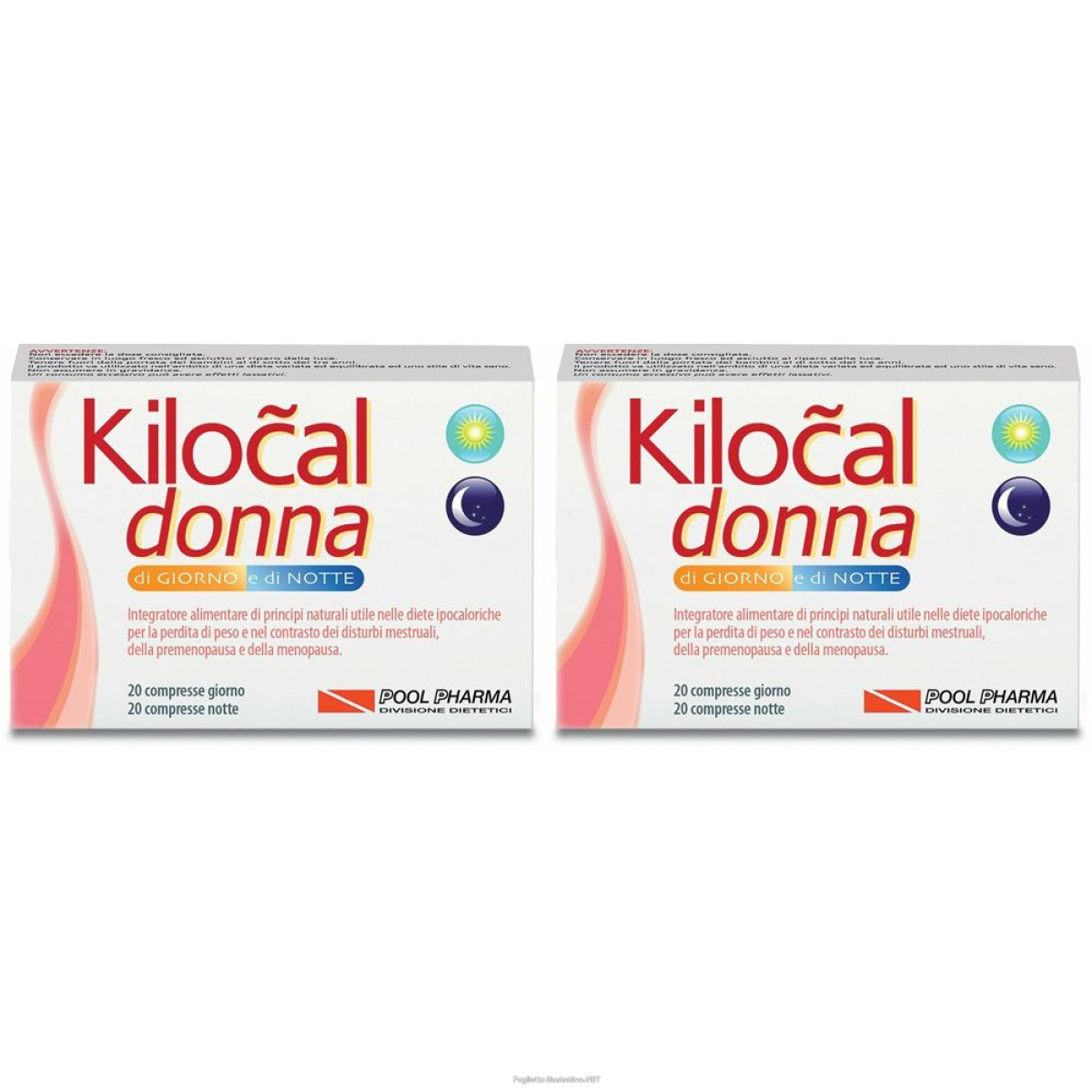 Cerca Offerte di kilocal donna di giorno e notte set da 2 2x40 pz compresse e acquista online