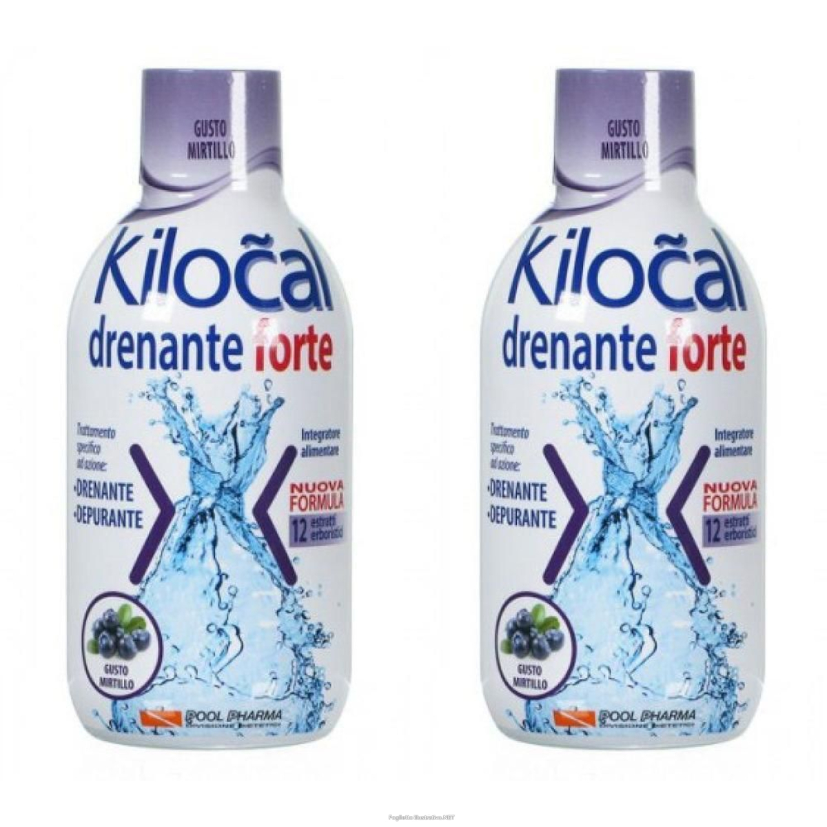 Cerca Offerte di kilocal drenante forte gusto mirtillo 2x500 ml soluzione e acquista online