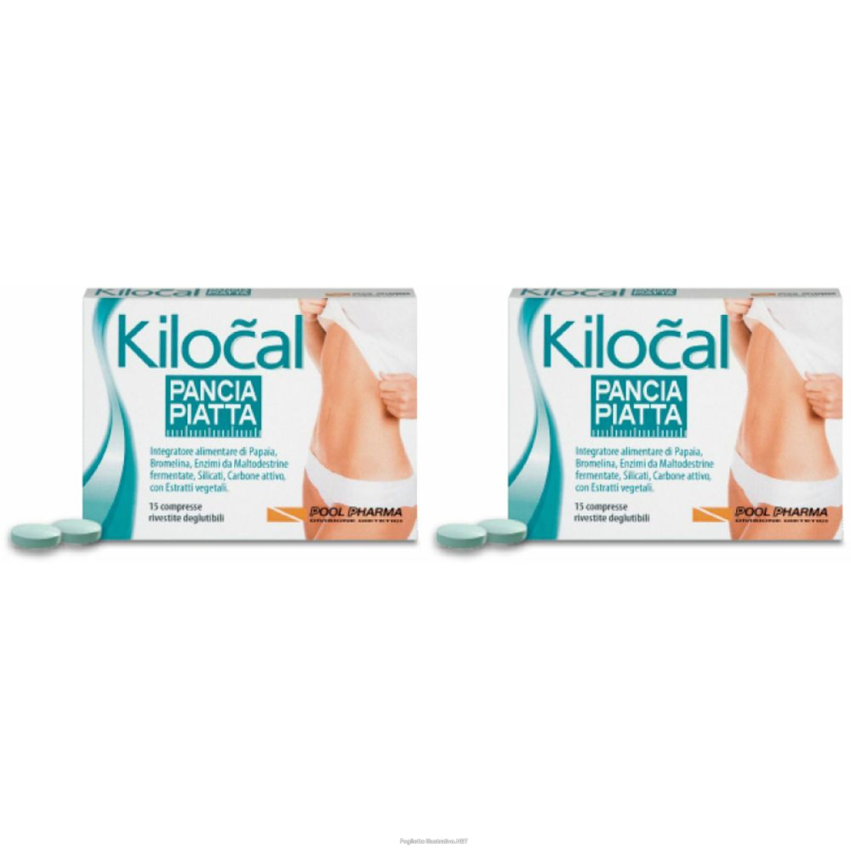 Cerca Offerte di kilocal pancia piatta set da 2 2x15 pz compresse e acquista online