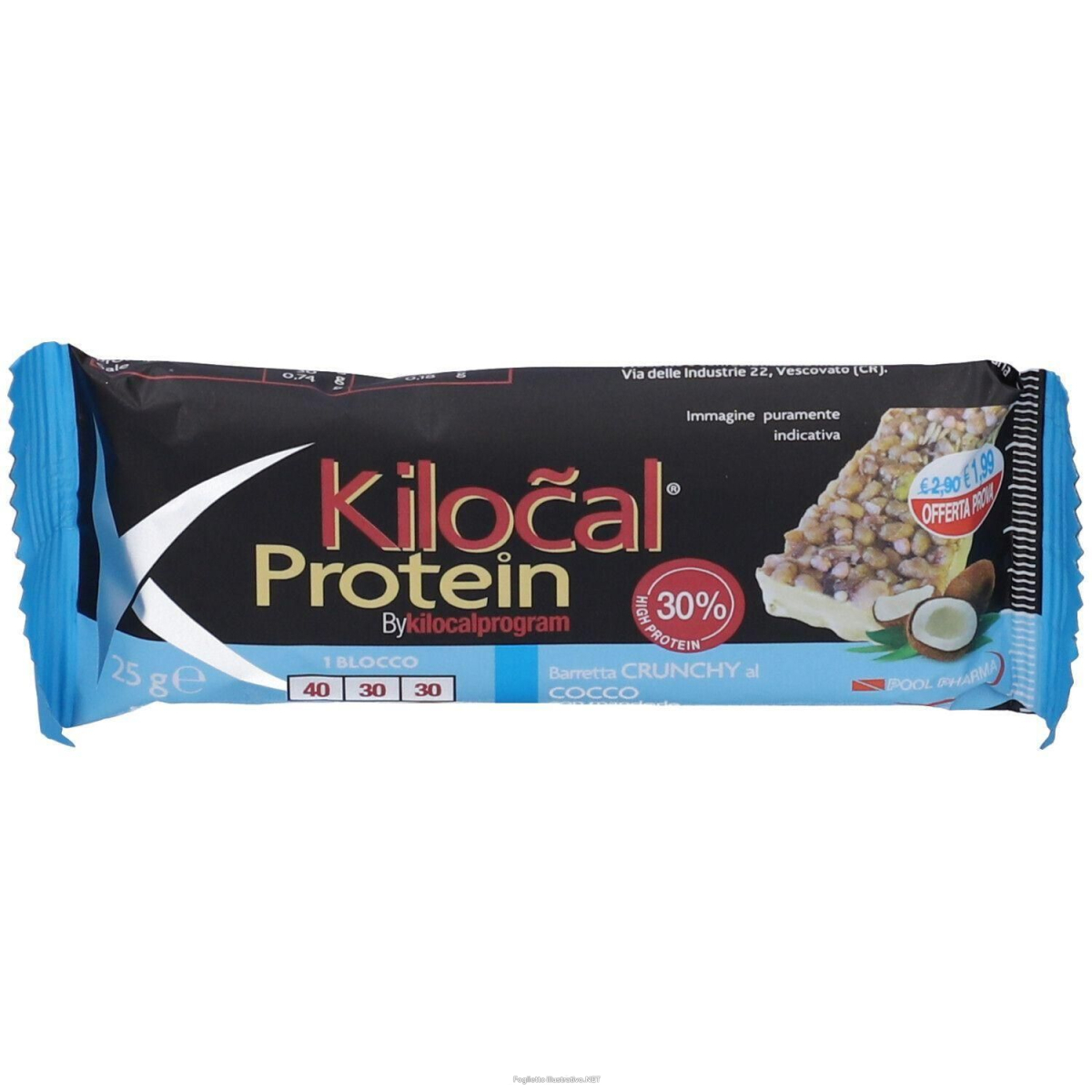 Cerca Offerte di kilocal protein barretta cioccolato bianco cocco 25 g compresse e acquista online