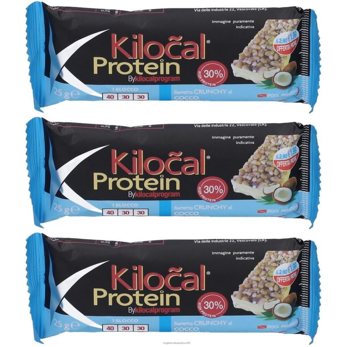 Cerca Offerte di kilocal protein barretta cioccolato bianco cocco 25 g compresse e acquista online